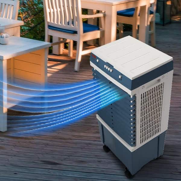 MELEZOOM 1800 CFM Windowless 3-Speed Portable Air Conditioner for