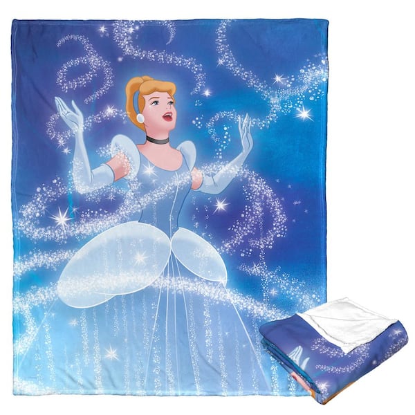 THE NORTHWEST GROUP Disney Princesses Cinderella Transformed Silk Touch Multi-Colored Throw Blanket