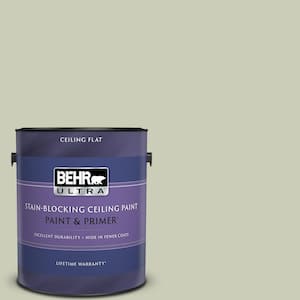 1 gal. #S380-2 Morning Zen Ceiling Flat Interior Paint and Primer