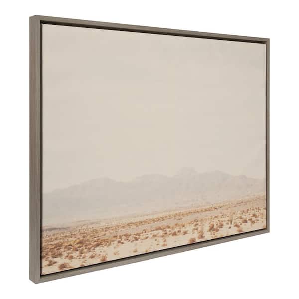 Sylvie "California Dreaming" by Laura Evans Gray Framed Art Print 38 in. x 28 in.