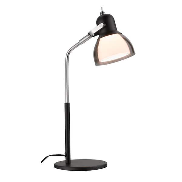 Adesso Perception 14 in. H Black LED Desk Lamp