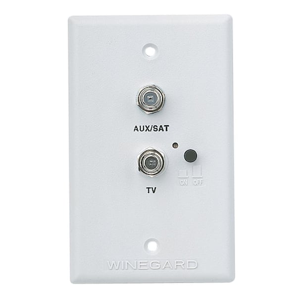 Winegard Wall Plate/Power Supply - White
