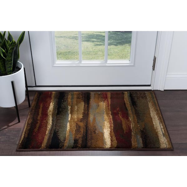 Festival Abstract Multi-Color 2 ft. x 3 ft. Indoor Area Rug