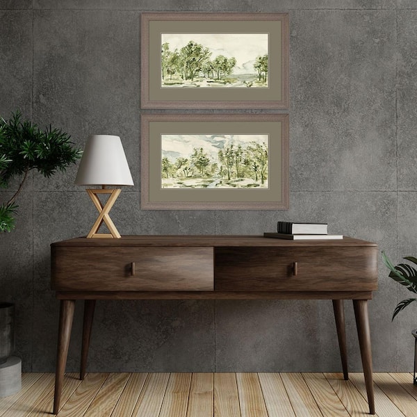Wang 2 Piece Framed Giclee Nature Art Print 21 in. x 33 in.