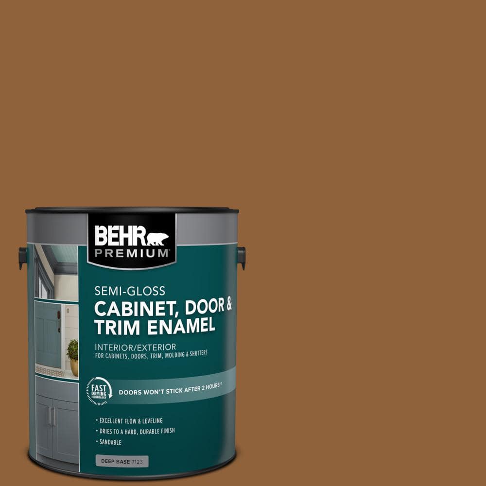 BEHR PREMIUM 1 gal. #S250-7 Moroccan Spice Semi-Gloss Enamel