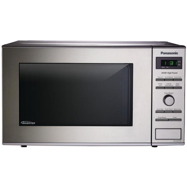 Panasonic 0.8 cu. ft. Countertop Microwave in Stainless Steel with Inverter Technology