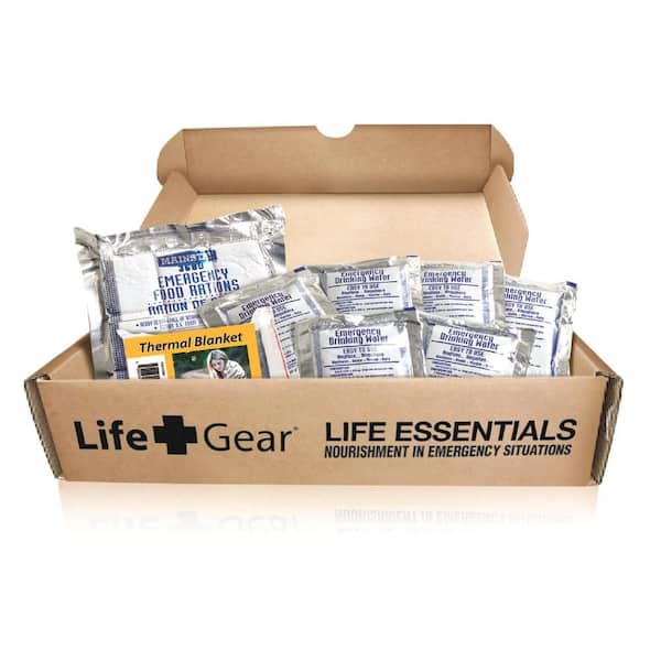 Unbranded Life Essentials -Emergency Survival Kit - 72 Hours of Food and Water and Thermal Blanket