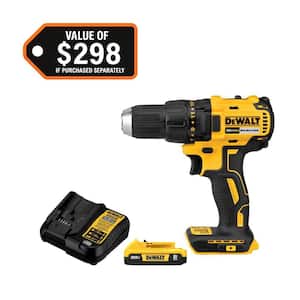 20-Volt MAX Lithium-Ion Cordless 1/2 in. Compact Drill/Driver Kit with 2.0 Ah Battery and Charger