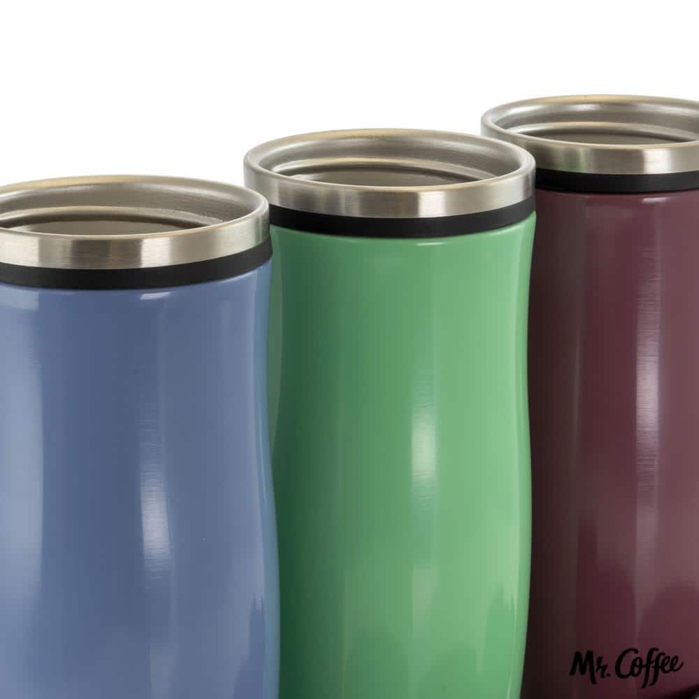 12.5 oz Blue Stainless Steel Insulated Travel Tumbler Set