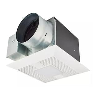 WhisperGreen Select Pick-A-Flow 110/130/150 CFM Bathroom Exhaust Fan LED Light Flex-ZFast bracket 6 in. Duct Adapter