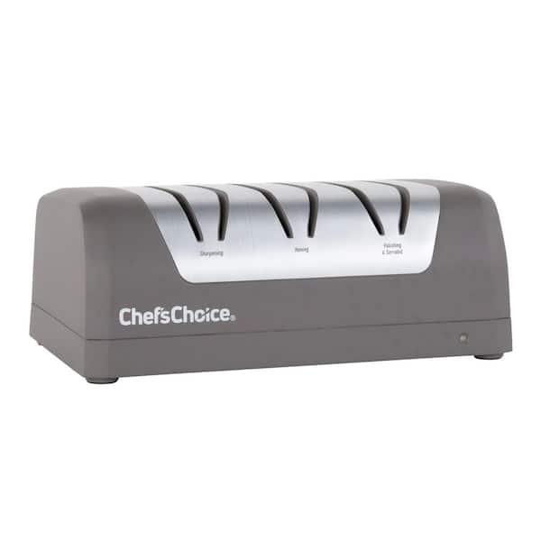 Chef'sChoice Rechargeable 3-Stage Diamond Electric Knife Sharpener, in  Slate Gray SHC32BGY11 - The Home Depot