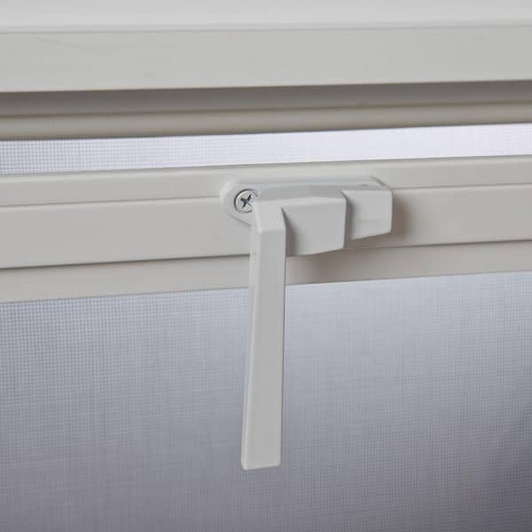 TAFCO WINDOWS - 32.25 in. x 24.25 in. White Double-Pane Insulated Glass Hinged Vinyl Hopper Inswing Basement Window with Screen