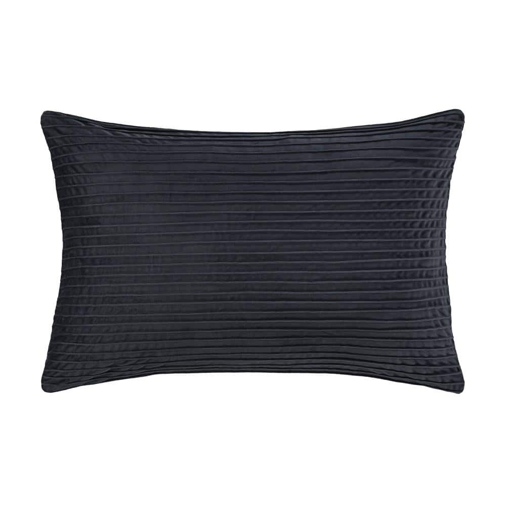 Toulhouse Straight Indigo Polyester Lumbar Decorative Throw Pillow Cover 14