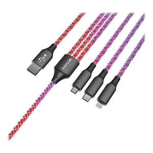 Light-up LED 3-in-1 Cable, 4 ft.