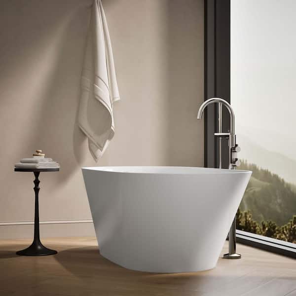 KOHLER Brazn 66 in. x 35 in. Soaking Bathtub with Reversible Drain