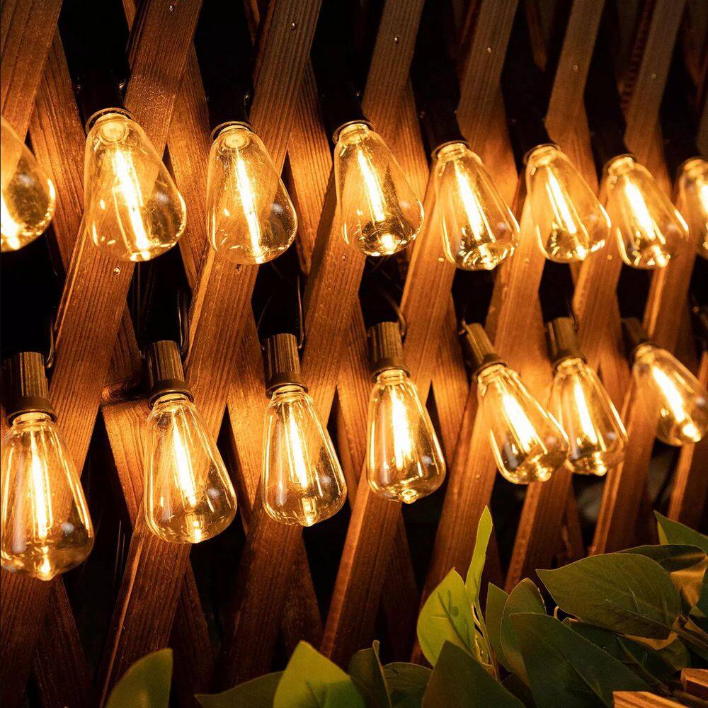 25 Shatterproof Bulbs 50 ft. Outdoor Plug-in Integrated LED Fairy String Light IP65 Weatherproof for Yard,Patio,Backyard price history on PriceWatchPro
