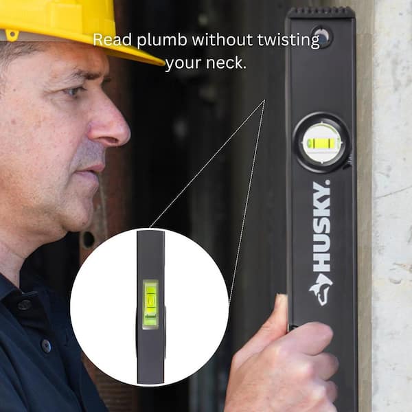 Husky 72 in. Heavy-Duty Magnetic Box Beam Level 903X-42PM-72H