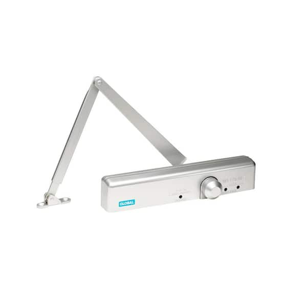 Slimline Heavy Duty Commercial Grade 1 Door Closer in Aluminum - Sizes 1-6