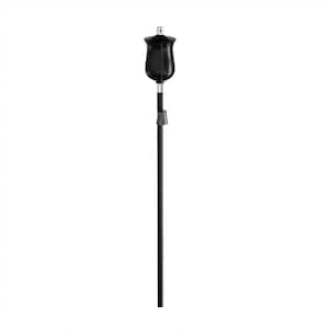 45 in. Adjustable Height Metal Torch Lamps