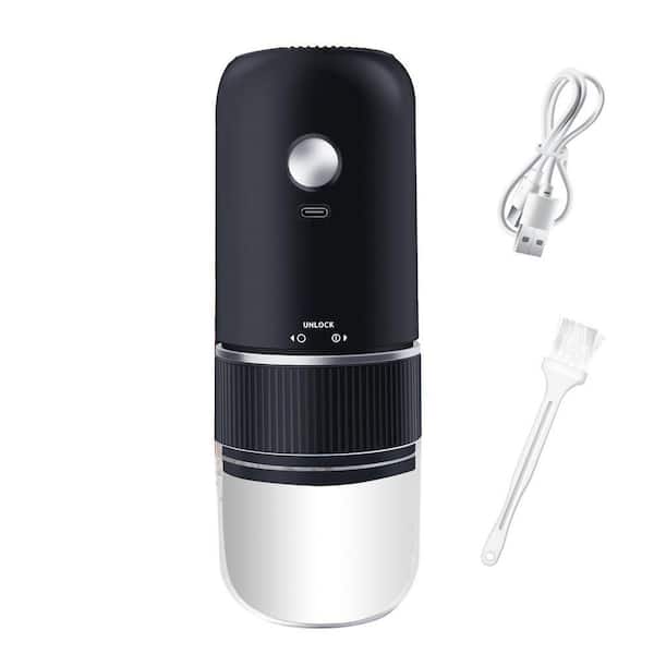 Portable Burr Coffee Grinder Rechargeable Electric Adjustable Coarseness Cordless Espresso Mill for Home Travel Camping
