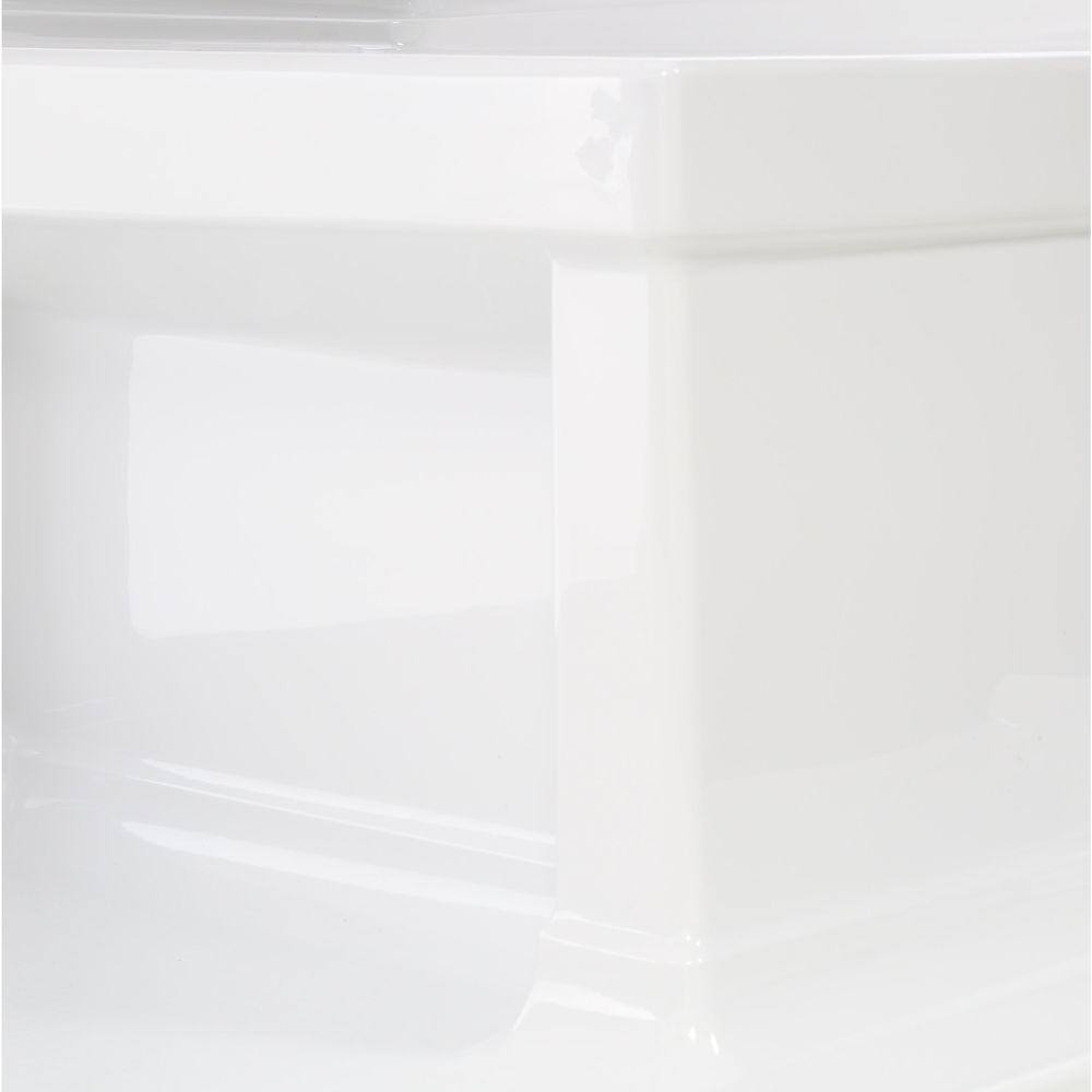 Tresham 60" x 36" White Acrylic Shower Base with Integral Seat