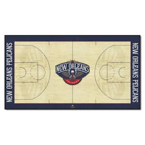 NBA New Orleans Pelicans 3 ft. x 5 ft. Large Court Runner Rug