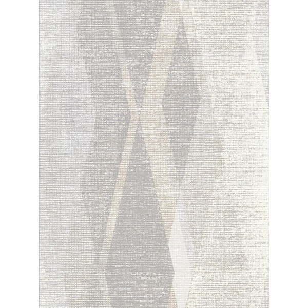 Brewster Torrance Taupe Distressed Geometric Paper Strippable Roll (Covers 57.8 sq. ft.)
