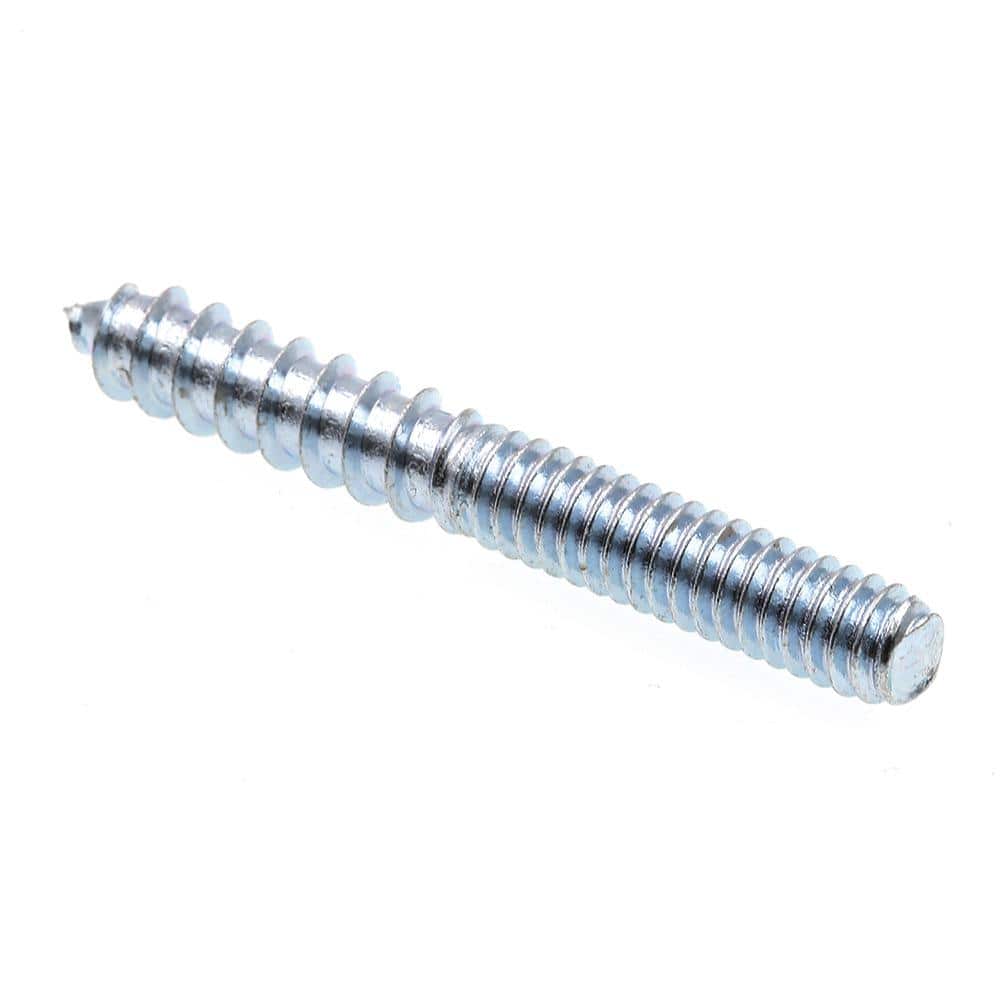 Prime-Line 1/4 in.-20 x in. Plain Steel Hanger Bolts (15-Pack) 9049722  The Home Depot