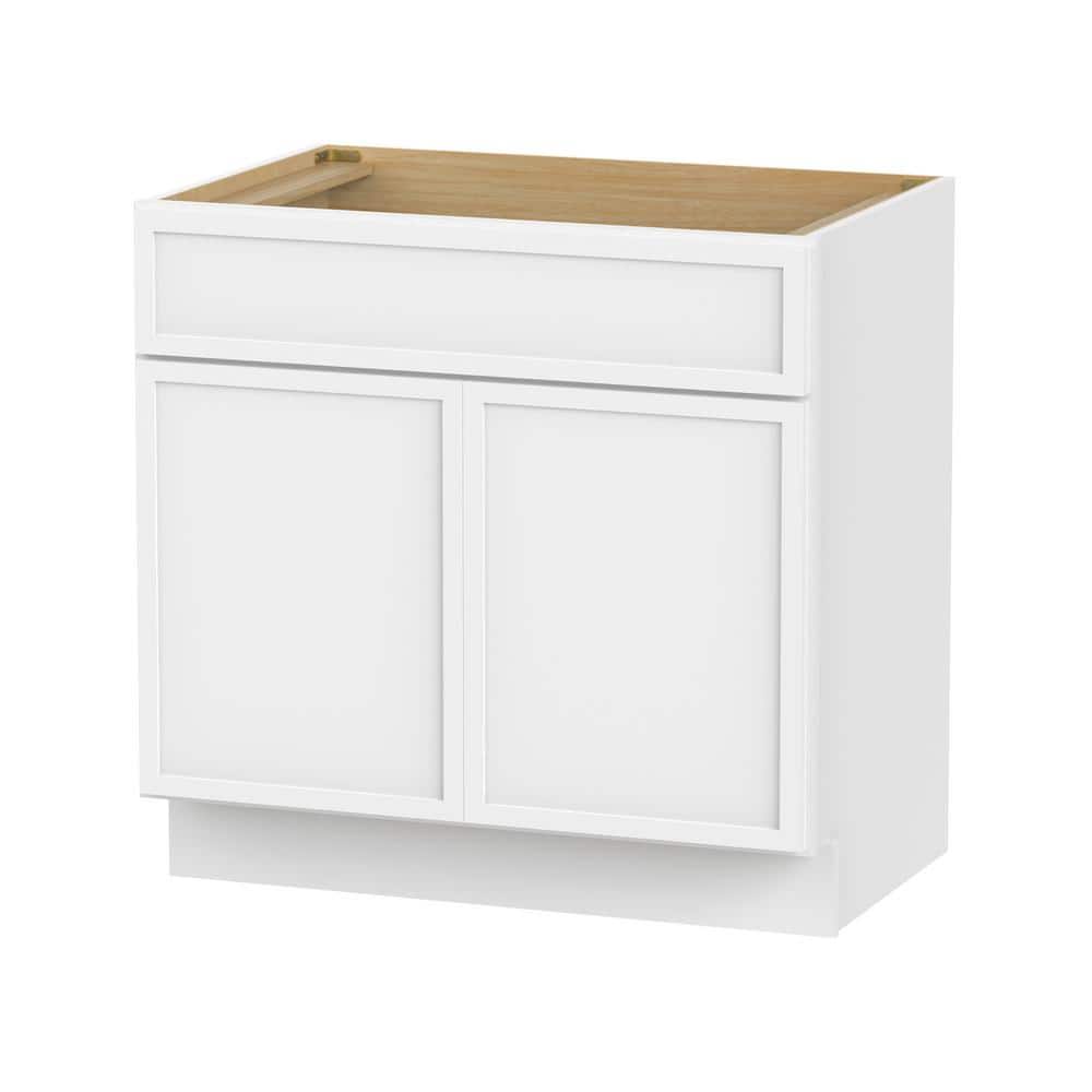 White Birch Plywood Freestanding Single Base Storage Cabinet, 36" Wide