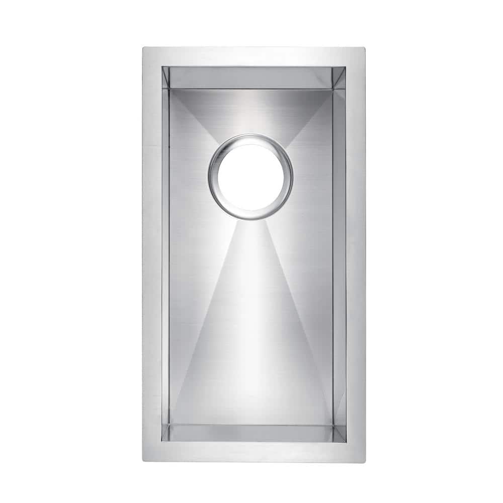 Ophelia 15'' Stainless Steel Undermount Single Bowl Kitchen Sink