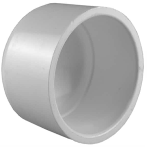 4 1/2 inch White Plastic Plug caps Round tubing end Cap 114 mm 1 pcs 