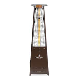 92 in. 66,000 BTU Heritage Bronze Pyramid Flame Liquid Propane Patio Heater