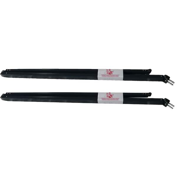 Replacement Retractable Arms Set for 10 x 8 ft. LED Retractable Awning-Set of 2-Deep Gray