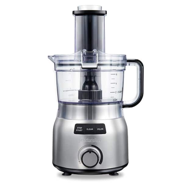 VEVOR 42-Cup Capacity Commercial Food Processor Grain Mill Electric Food Cutter 1400 RPM Stainless Steel Food Processor