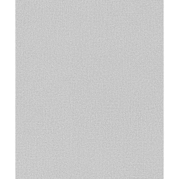 Unbranded Kumano Collection Silver Textured Weave Matte Finish Non-Pasted Vinyl on Non-Woven Wallpaper Sample