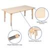 Carnegy Avenue 23.75 in. Natural Kids Table CGA-YU-443198-NA-HD