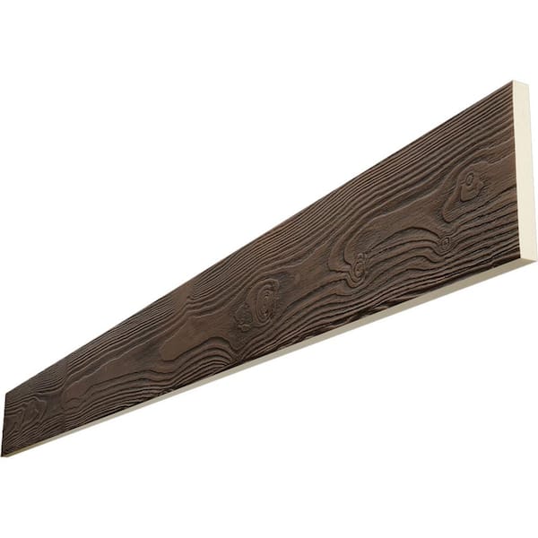 Endurathane 1 in. H x 12 in. W x 12 ft. L Sandblasted Aged Faux Wood Beam Plank