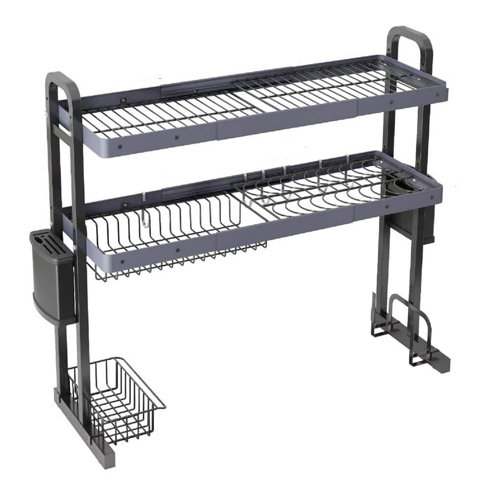 Over Sink Drying Rack, Galsor 2 Tier Stainless Steel Over The Sink Dish  Drying Rack Adjustable - GIFT REGISTRY SHOP