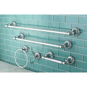 Naples 5-Piece Bathroom Accessory Set in Brushed Nickel