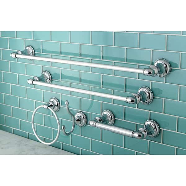 Naples 5-Piece Bathroom Accessory Set in Brushed Nickel