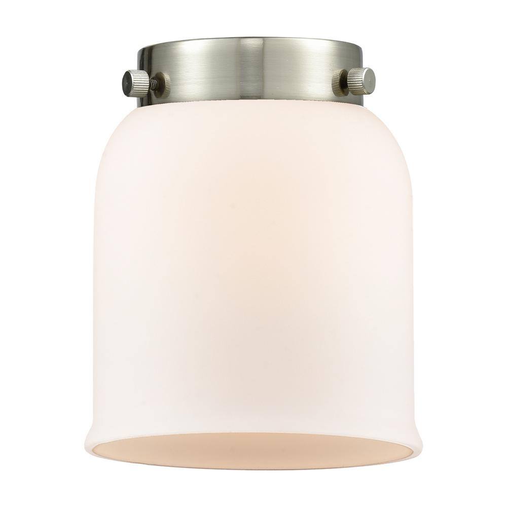 Satin Gold Mini Pendant with Matte White Glass Shade