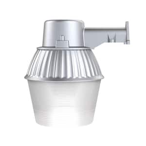 50W High-Performance Standard LED Bulb Gray Outdoor Dusk to Dawn Area and Flood Light