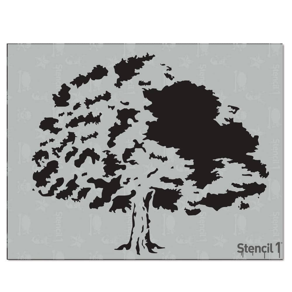 Stencil1 11 Wall Stencil - Redwood Tree