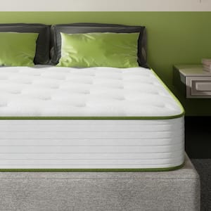 Twin Size Medium Comfort Hybrid Memory Foam 10 in. Breathable and Cooling Mattress