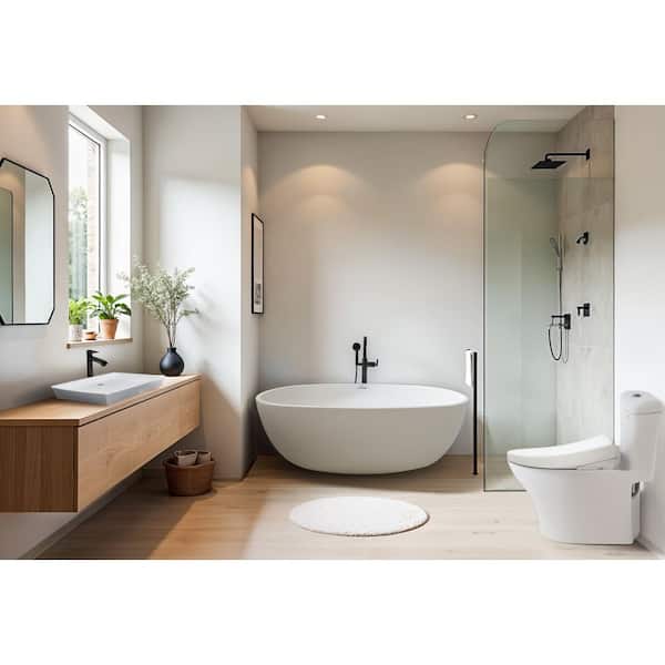 S7A Washlet Bidet Seat, Prism 22 in. Sink, Niagara 58 in. Tub & Aquia IV Toilet Combo