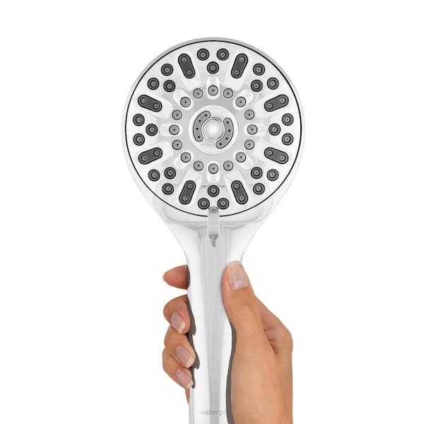 7-Spray Patterns with 1.8 GPM 4.75 in. Wall Mount Adjustable Handheld Shower Head in Chrome