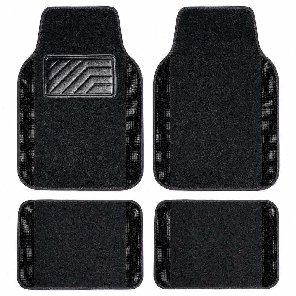 Bling Diamond Heavy Duty Sparkling Rhinestone PVC Car Floor Mat and Cargo Mat Waterproof Anti-Slip 4pcs price history on PriceWatchPro