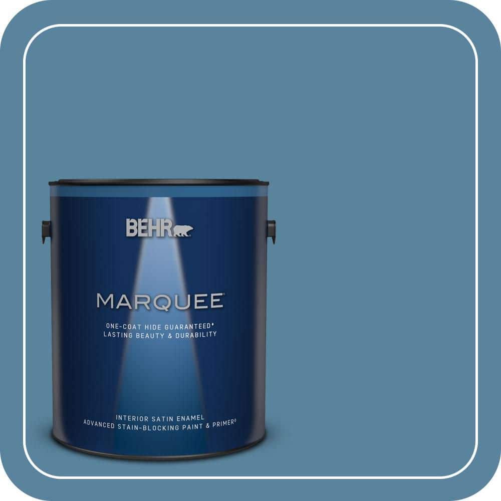 1 gal. #BIC-38 Honest Blue Satin Enamel Interior Paint & Primer price history on PriceWatchPro