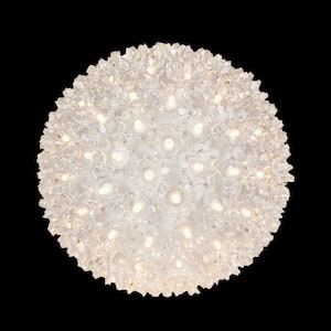 7.5 in. 120-Light LED Warm White Twinkle Starlight Sphere