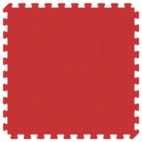 Groovy Mats Red and Royal Blue Reversible Thick Comfortable Mats - Small Sample Piece